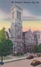 Erie Pennsylvania PA St Saint Patrick&#39;s Church Catholic Postcard D57 - £2.36 GBP