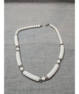 Pearl Fashion Costume Jewelry Necklace, Clasp, White, 18&#39;&#39; - $9.99