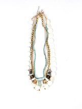 Twine & Twig sea glass layer set necklace in White Multi - size One Size - £66.66 GBP