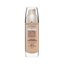 Maybelline Dream Satin Liquid Foundation, 30 ml - 45 Light Honey  - $22.00
