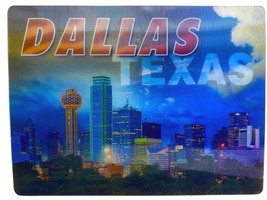 Dallas Texas Night Sky 3D Postcard - $5.99