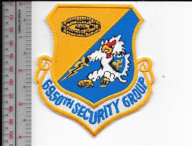 US Air Force USAF 6950th Electronic Security Group Chicksands RAF Base E... - $10.99