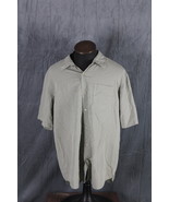Vintage Button Down Shirt - Quicksilver Green Checker Pattern - Men&#39;s XL - $1,203.12 MXN