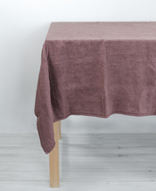 Woodrose linen tablecloth - $57.00+