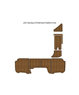 2017 Sea Ray 270 OB Swim Platform Pad Boat EVA Foam Faux Teak Deck Floor... - $490.23 CAD