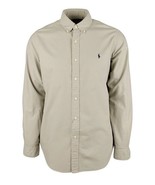 New Polo Ralph Lauren Men&#39;s Clastic Fit Long Sleeve Oxford Shirt Grey Fo... - $121.32 CAD