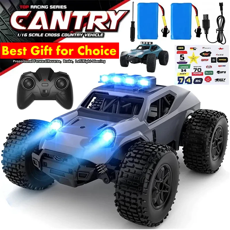 2WD Remote Control Toy RC Car for Children Radio Electric High Speed Off Road - £32.29 GBP+
