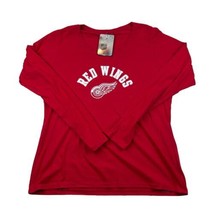 Detroit Red Wings NHL Long Sleeve Shirt Mens L Red Fanatics NWT  - $29.39