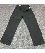 Mavi Cargo Jeans Women 27x27 Black High Rise Straight Pants Outdoor Pock... - $54.49 CAD