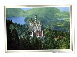 Pan American Rainbow Service Menu Castle Neuschwanstein Bavaria Germany 1960&#39;s - £14.24 GBP