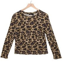 RDI Thermal Shirt  Womens Size Small Leopard Print Waffle Weave Long Sle... - £10.82 GBP