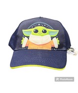 Disney Star Wars Mandolorian Baby Yoda Grogu Kid’s Ball Cap Blue One Siz... - $9.49