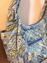 Paisley Quilted Hobo Handbag with lots of pockets! - $9.99