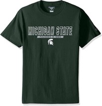 NCAA Champion Michigan State Spartans Perimeter Short Sleeve T-Shirt, Large, Dar - $15.10