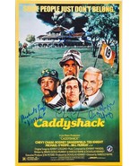 CADDYSHACK CAST SIGNED POSTER x4 - Bill Murray, Chevy Chase, Michael O&#39;K... - £749.78 GBP