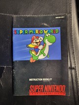 Super Mario World Instruction Booklet ONLY (Super Nintendo 1991) NO GAME /NICE - £4.81 GBP