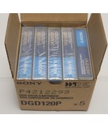 Lot of 5 Sony DGD120P DDS Data Cartridges ( 4 new + 1 used) - $21.36 CAD