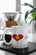 White Ceramic Mug &quot;Love One Another&quot; in 11 oz or 15 oz - $14.84+