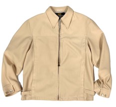 Vtg 60s 70s Jack Nicklaus Jacket  Zip Bomber Golf Yellow  MENS 38 Weathe... - $74.25