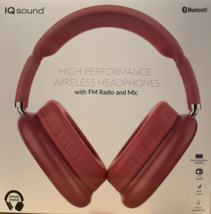 IQ Sound - IQ-170BT-RSG - Wireless Bluetooth Headphones - Rese Gold - $68.10 CAD