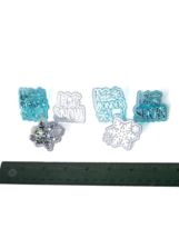 Statement Rings Winter Snowflake Snow Plastic - Set of 6 - $9.90