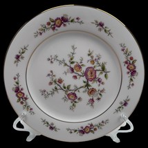 Noritake Ivory China 7151 Asian Song SALAD Plates 8 3/8 in Gold Trim Pink Floral - £31.11 GBP