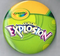 Crayola Color Explosion Pin Back Button Pinback - £7.67 GBP