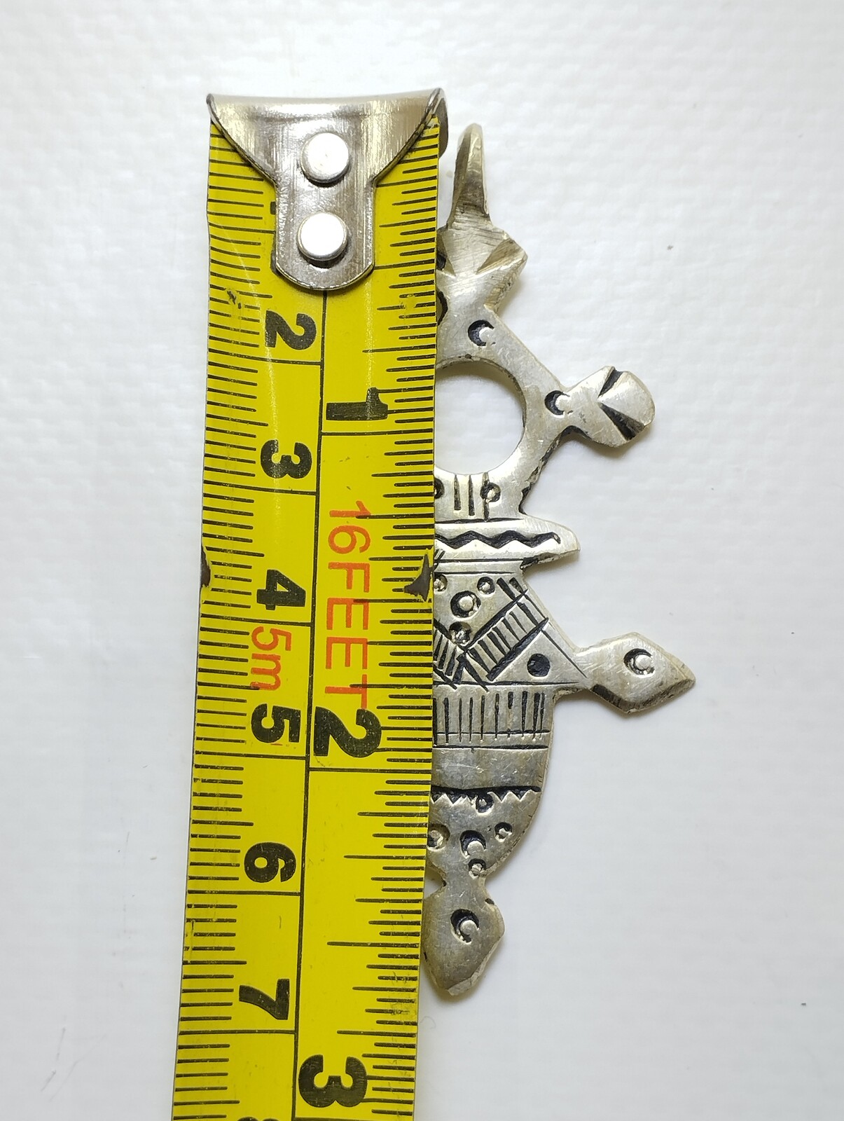 Tuareg Cross Pendant – Handmade Silver Tribal Berber Amulet from Morocco Item image 6
