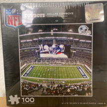 NFL Official Dallas Cowboys 100 Pc Stadium Puzzle Factory Sealed - £4.46 GBP