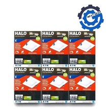 New Eaton Case of 6 Halo 4&quot; White Integrated Recessed Square LED Light F... - $37.36