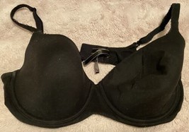 Victoria Secret body by victoria 38DD lined demi bra Black color - $18.69