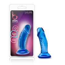 B Yours Sweet N&#39; Small 4&quot; Dildo With Suction Cup Blue - $10.95