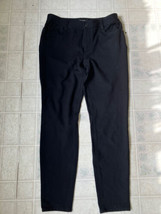 Talbots Cotton Ponte Knit Pants Black Five pocket jean style black sz 4 stretch - £21.93 GBP
