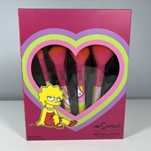 The Simpsons Summer of Love 4pc Makeup Brush Set - Brand New - £11.72 GBP