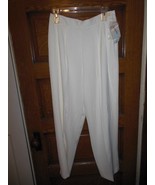 Ladies NWT Jaccqueline Ferrar Winter White(Ivory) Dress Pants 12 - £19.65 GBP
