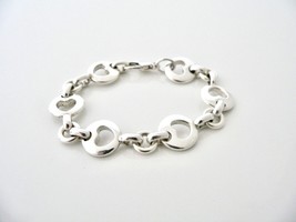 Tiffany &amp; Co Silver Stencil Cut Out Heart Bracelet Bangle Love Gift Art ... - $368.00