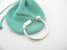 Tiffany &amp; Co Silver Basketball Ball Key Ring Keychain Sports Lover Gift Pouch - £294.87 GBP