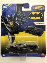 BATMAN BATMOBILE Hot Wheels Character Cars 2024 DC Universe Toys Die-Cas... - $12.00