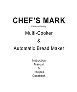 Chef&#39;s Mark Bread Machine Manual 136AE, B48M, B48MSS, BM654Y, YL435 - $21.99