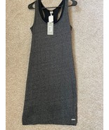 Bench Scandal Textured Gray Double Layer Dress Size Small - $30.99