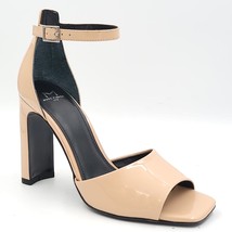 Marc Fisher LTD Women Ankle Strap Sandals Harlin Size US 7M Nude Faux Patent - £31.54 GBP