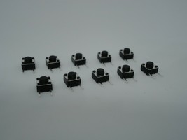 10 Pcs Pack Lot 6x6x5mm Momentary Push Micro Button Tactile Switch Side 2 Pins - £7.08 GBP