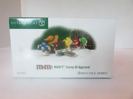 Dept 56 56865 M&amp;M&#39;s Stamp of Approval Figurine Accessory North Pole New ... - $23.70