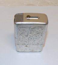 Vintage Aluminum Tin Cigarette Case Pocket Holder Slide Open - £19.28 GBP