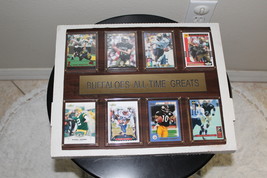 Buffalo Alltime Greats Plaque New Under Plexiglass 8 Cards Some Rookies ... - $65.99