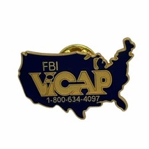 FBI America’s Most Wanted Police Law Enforcement Enamel Lapel Hat Pin - £11.68 GBP