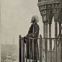 1935 A Muslim Calls To Mohammed In Prayer Religious Art Mosque Print DWN10C - £31.31 GBP