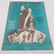 Life is So Peculiar from Mr. Music by Johnny Burke James Van Heusen 1950 - £3.74 GBP