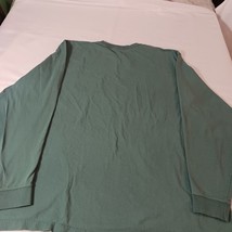 Carhartt K126 Original Fit Men's Green Cotton Long Sleeve T-Shirt Size 2XL Tall image 13