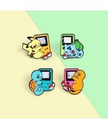 Pokemon Gameboy Console Enamel Pin Badges Pikachu,Squirtle,Bulbasaur,Cha... - £11.72 GBP